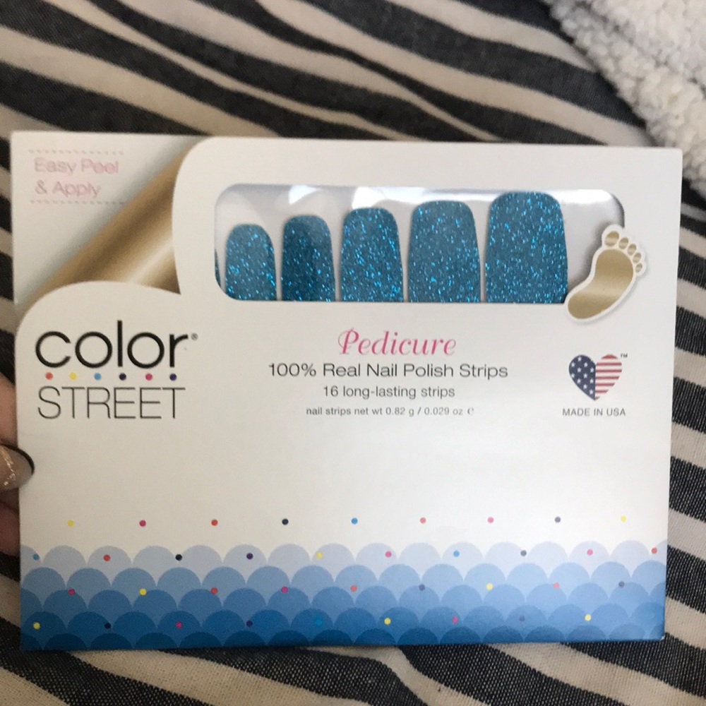 Color Street Pedicure Nail Polish Strips NWT